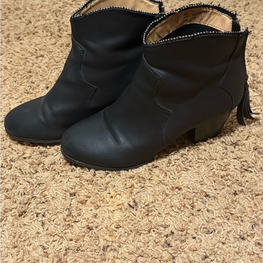 Mojo Moxy Black Ankle Booties